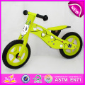 2014 novo brinquedo de bicicleta de madeira para crianças, bicicleta de madeira bonito brinquedo para crianças, mais recente projeto de bicicleta de brinquedo de madeira para o bebê fábrica W16c078